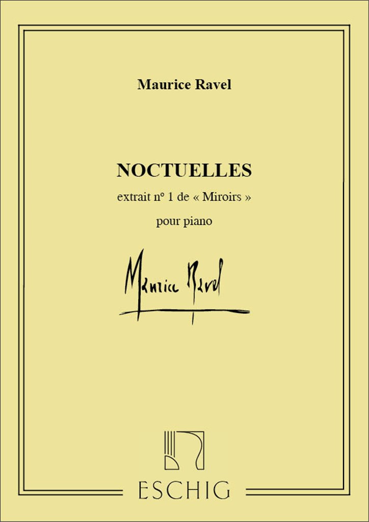 Noctuelles Piano (Miroirs N 1